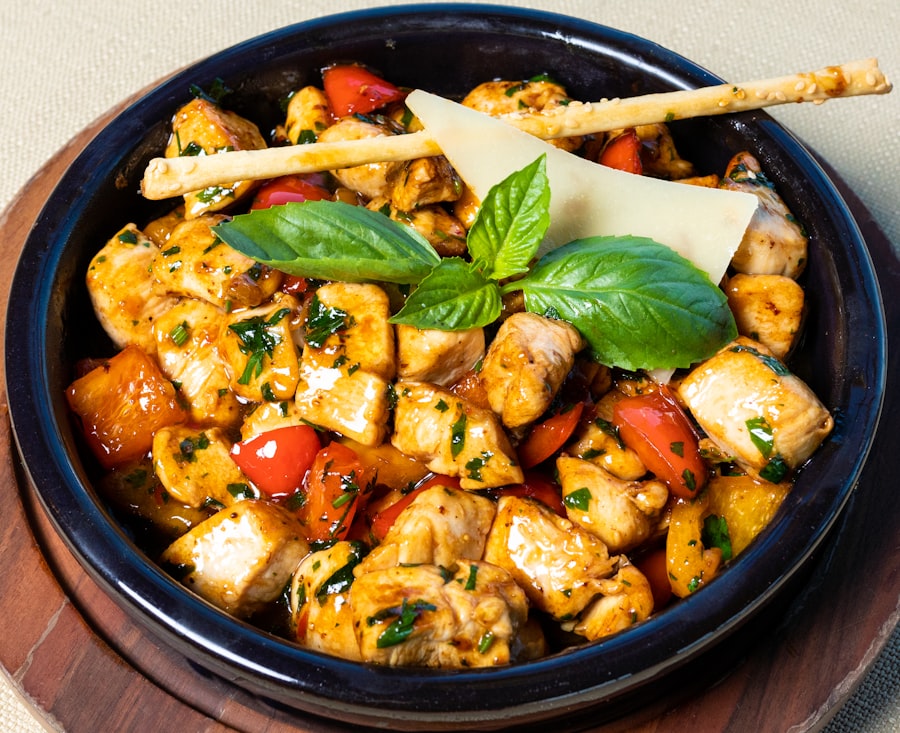 Riz gras au poulet